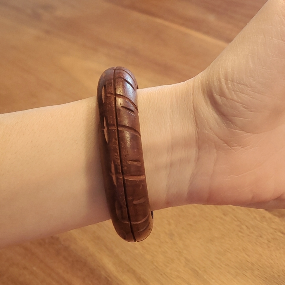 Vintage wooden bangles